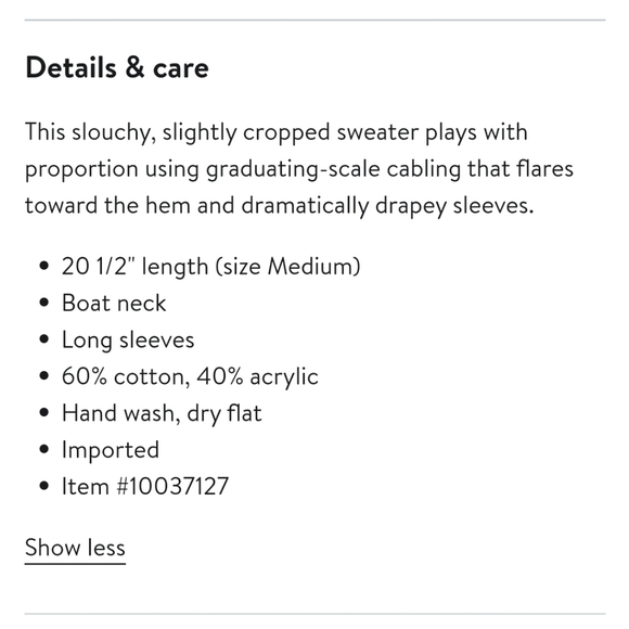 🔥Free people Sandre pullover cable sweater - Picture 4 of 4